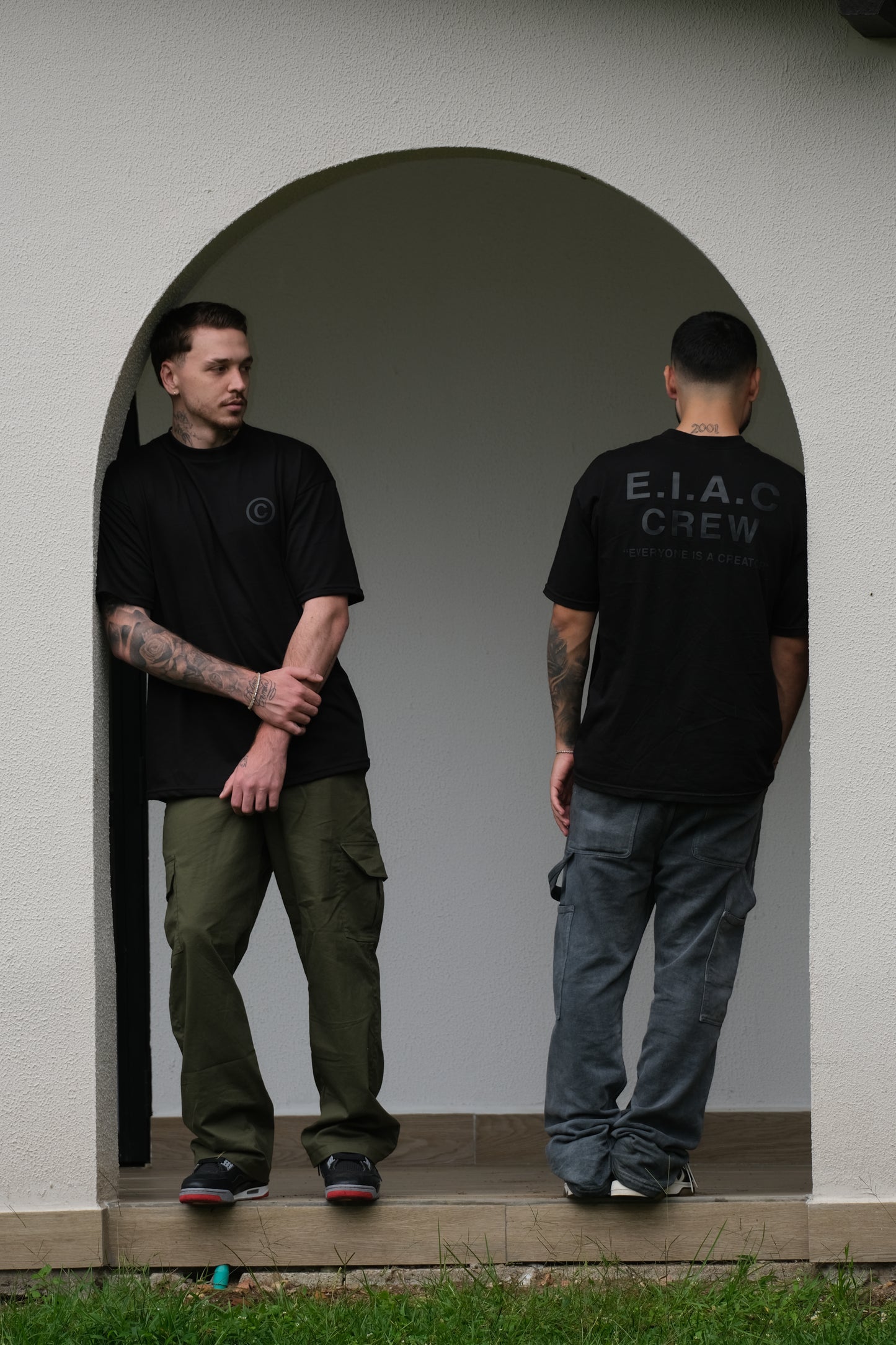 “EIAC Crew” Black T Shirt