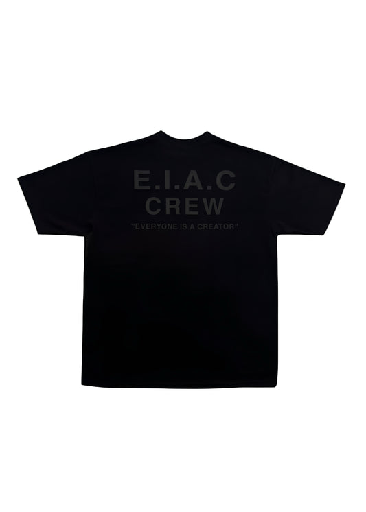 “EIAC Crew” Black T Shirt